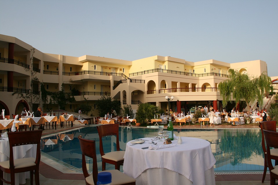 Poolside View of a Hotel / Resort