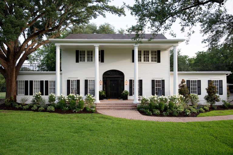 Front of a Large Home