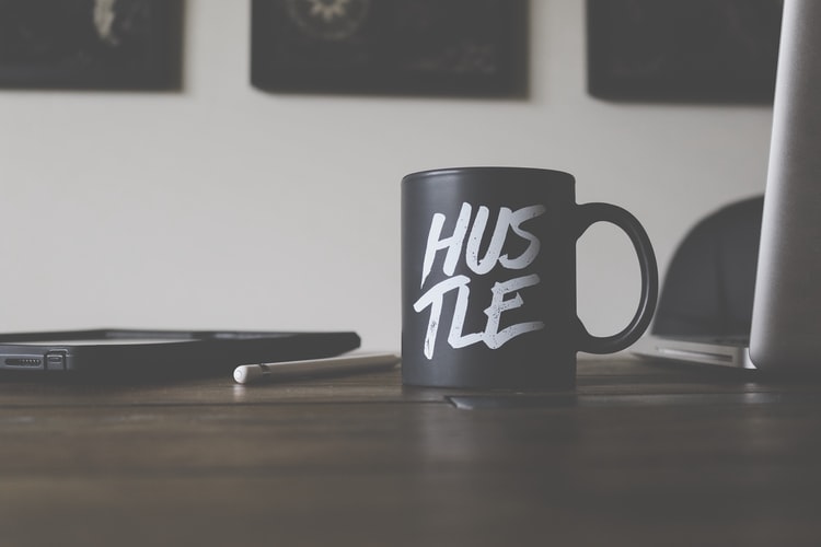 Mug that Says Hustle
