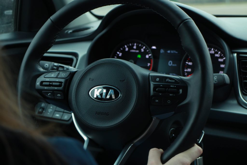 Kia steering wheel